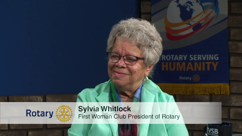 Dra. Sylvia Whitlock, primera mujer que presidió un club rotario